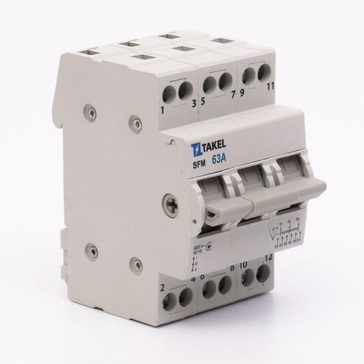Переключатель нагрузки трехпозиционный TAKEL SFM 3P 63A (507825)