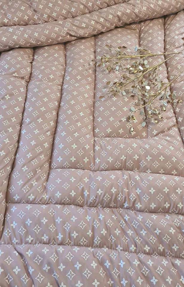 Одеяло евро из овечьей шерсти Капучино