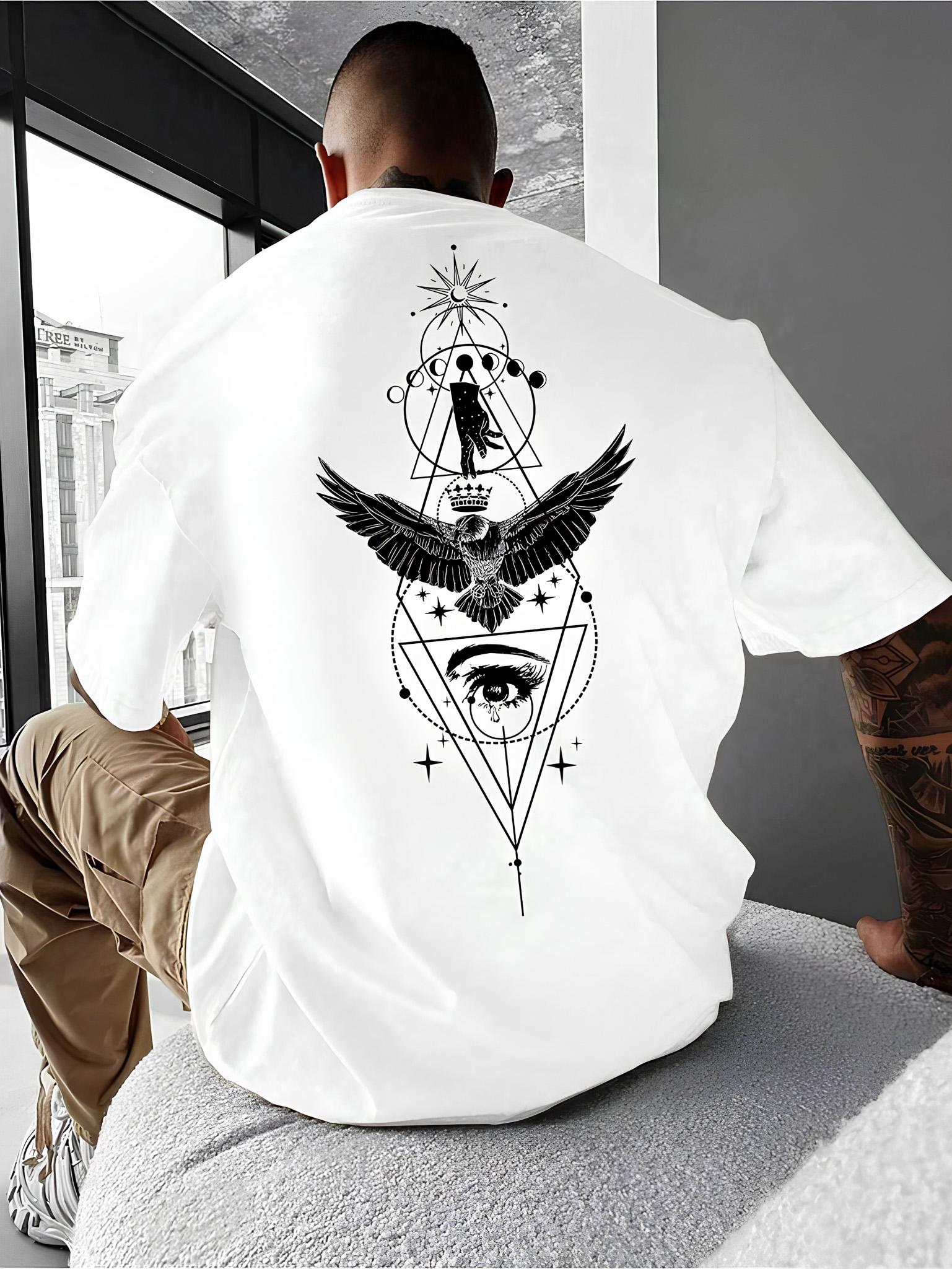 Футболка з ДТФ-принтом 57-540 M Білий (42678)