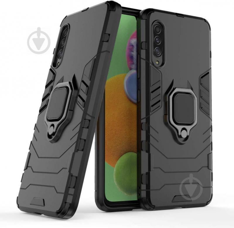 Чохол Ring Armor для Samsung Galaxy A90 5G Black (arbc6944) - фото 1