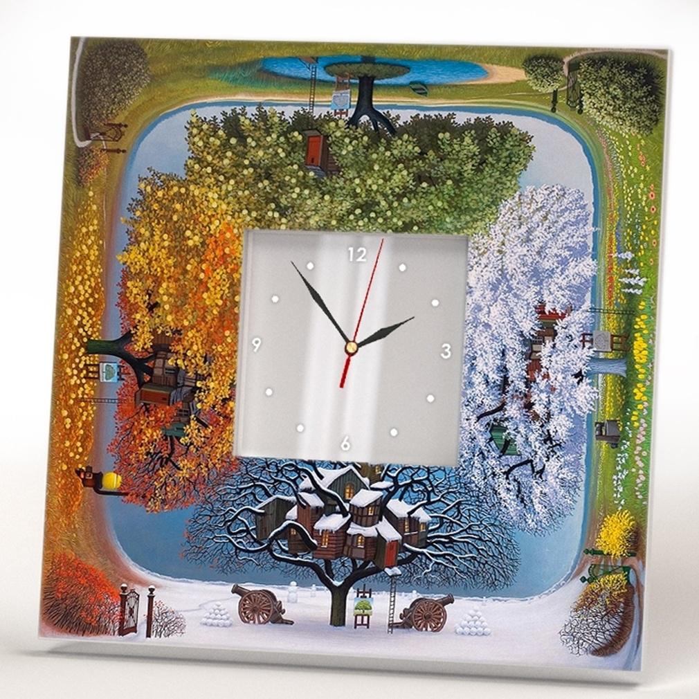 Часы-картина настенные Времена года 260x260 мм (C00310)