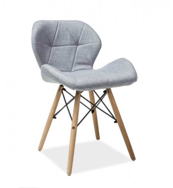 Стул MATIAS II BUK ткань Серый (MATIASIIBUSZ)