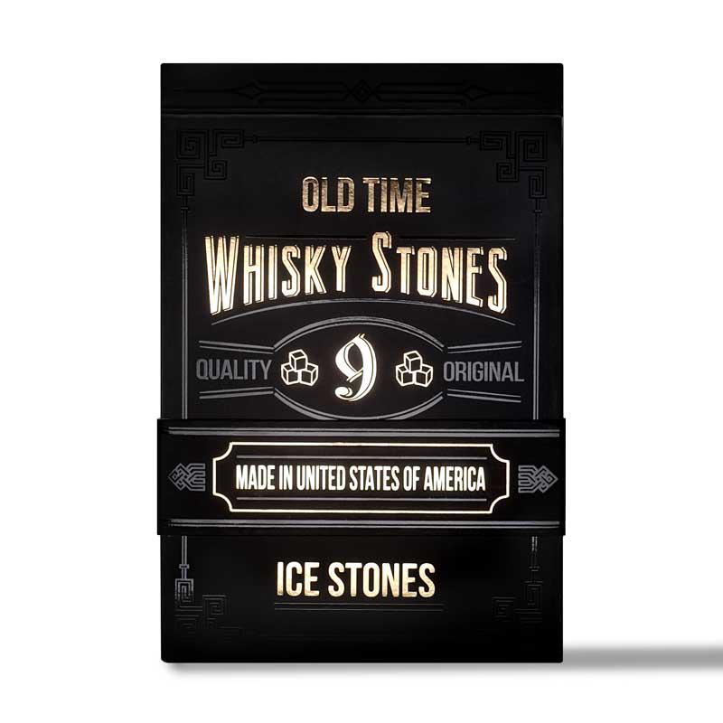 Камни для виски из стеатита Whiskey Stones Classic + мешочек 9 шт. (2394) - фото 2