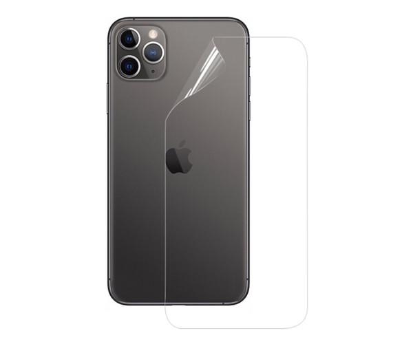 Противоударная гидрогелевая пленка Hydrogel Film для Apple iPhone 11 Pro Max на заднюю панель, Transparent