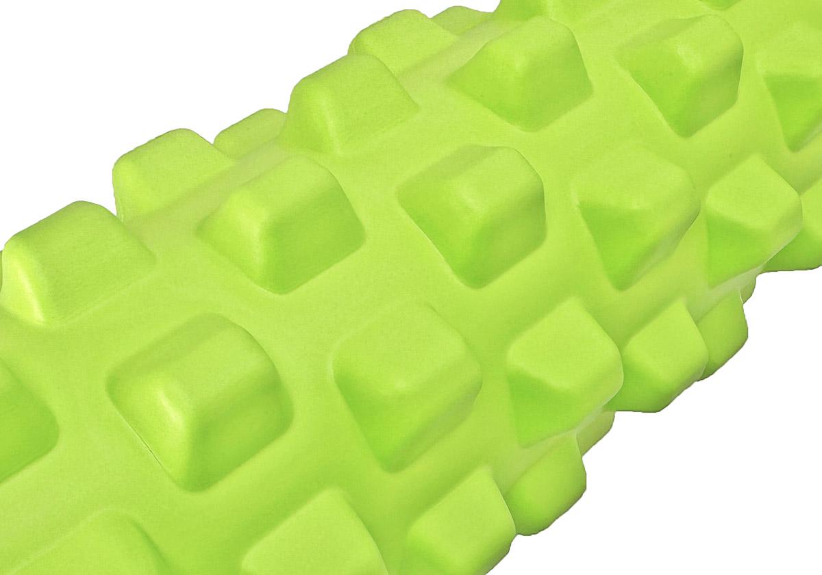 Массажный ролик EasyFit Grid Roller PRO 33 см Салатовый (EF-2015-GN) - фото 3
