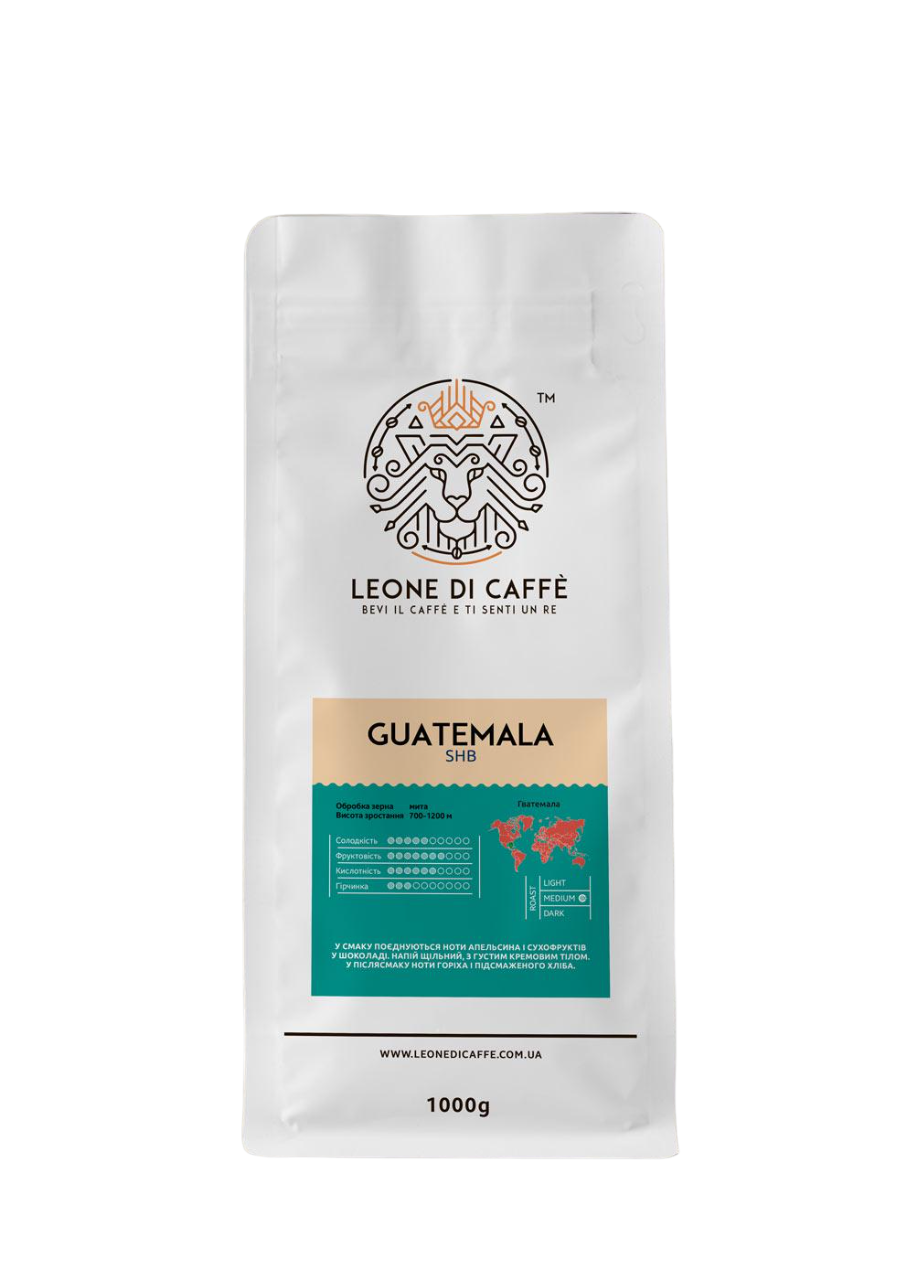 Кофе в зернах Leone di caffe Гватемала SHG 100% арабика 1 кг (10869160)