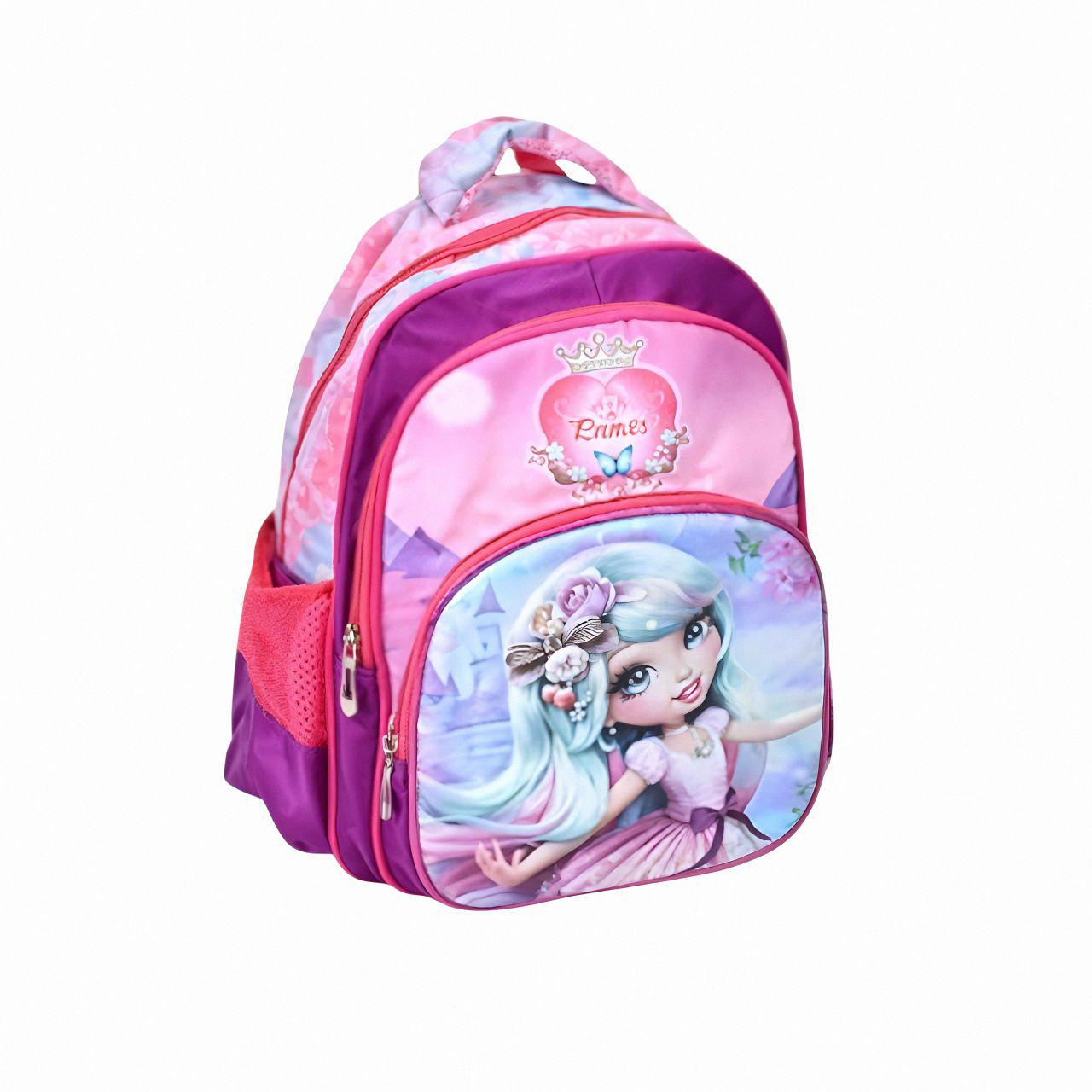 Детский рюкзак FG240502003A с двумя отделениями внешним карманом и принтом принцессы Розовый Детский рюкзак FG240502003A с двумя отделениями внешним карманом и принтом принцессы Розовый