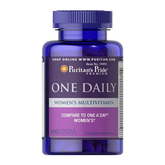 Витаминно-минеральный комплекс Puritan's Pride Women's One Daily Multivitamins 100 Caplets Витаминно-минеральный комплекс Puritan's Pride Women's One Daily Multivitamins 100 Caplets