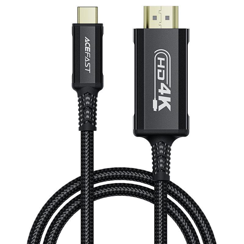 Дата-кабель Acefast C1-10 USB-C to HDTV 1,8 м Black (00000073058_1)