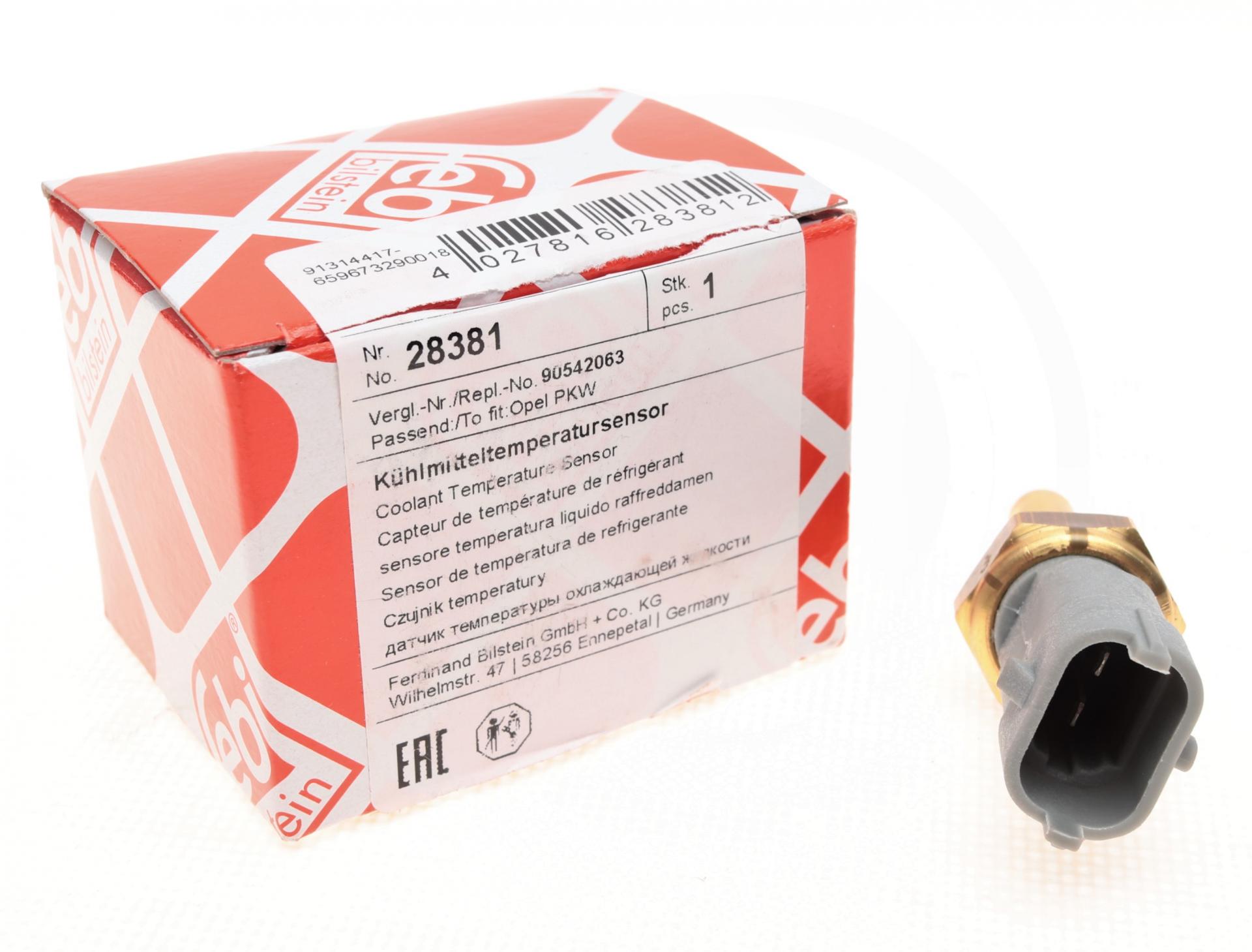 Датчик температуры охлаждающей жидкости Citroen Jumper 2,8/3,0HDi/Opel Combo 1,4 02-- (28381)