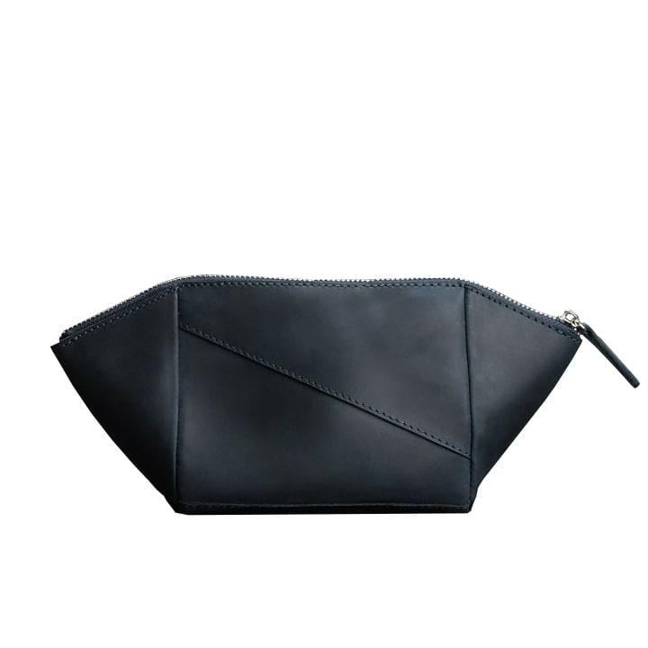 Косметичка жіноча шкіряна 2.0 Crazy Horse Синій (A-026305)