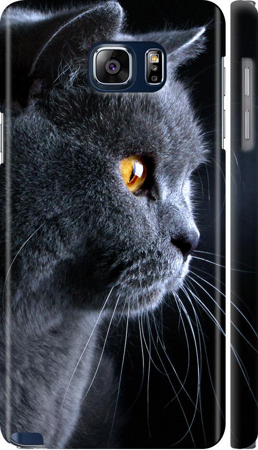 Чехол на Samsung Galaxy Note 5 N920C Красивый кот (3038c-127-42517)