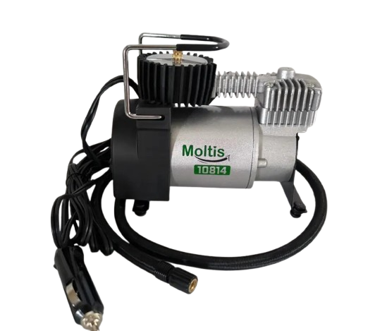 Автомобильный компрессор с автостопом Moltis R13-R17 12V/37 л/мин/до 7 атм (10814)