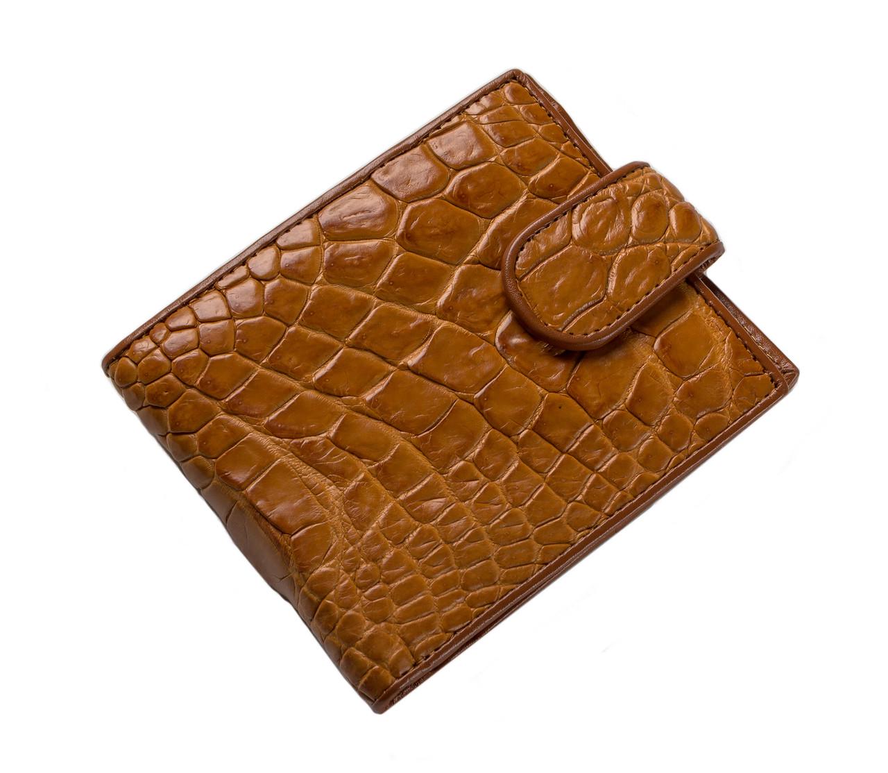 Кошелек Ekzotic Leather из кожи крокодила Коричневый (cw 34)