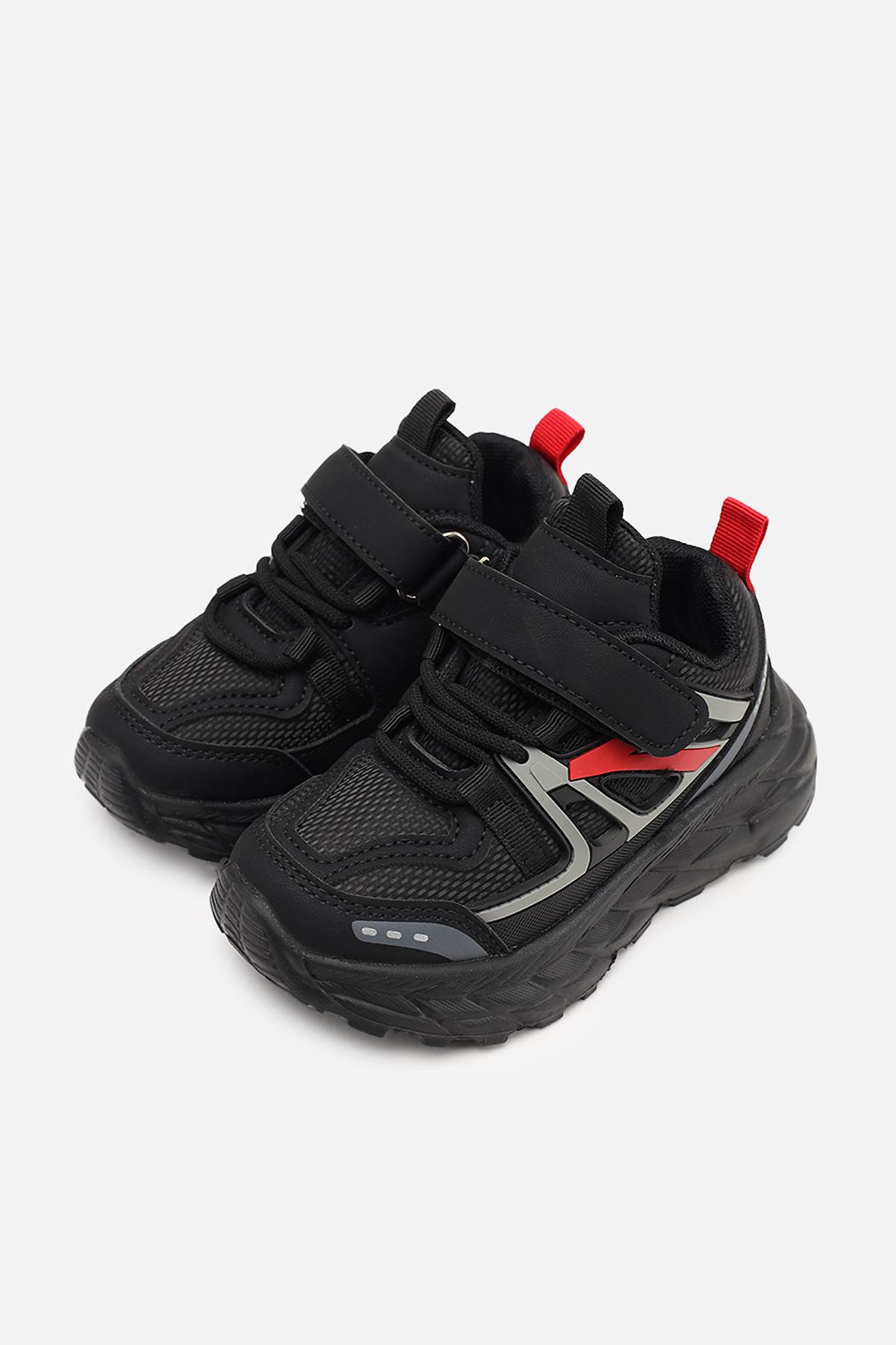 Кроссовки для мальчика ЦБ-00273860 на плоской подошве р. 20 Черный (SKT001056527) - фото 3 Кроссовки для мальчика ЦБ-00273860 на плоской подошве р. 20 Черный (SKT001056527) - фото 3