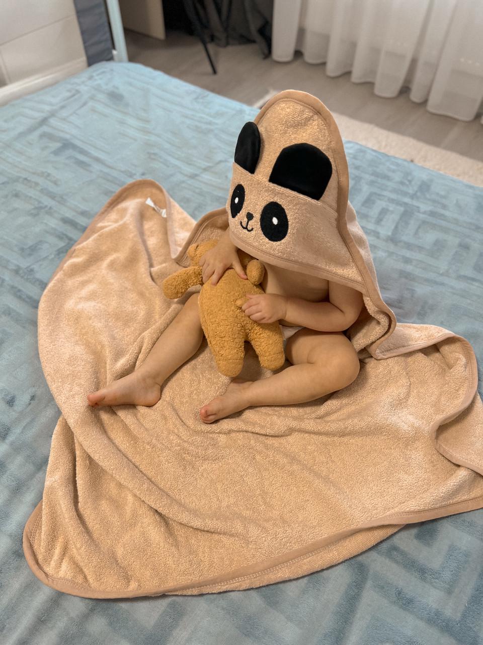 Рушник дитячий з куточком Панда (24246860) - фото 2 Рушник дитячий з куточком Панда (24246860) - фото 2