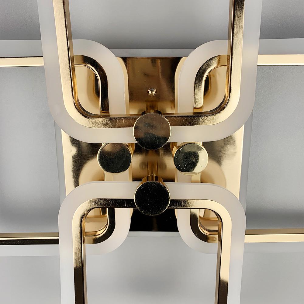 Люстра LED RGB на 2/2 ріжки Золотий (A 2503/2+2 RGB GD) - фото 9