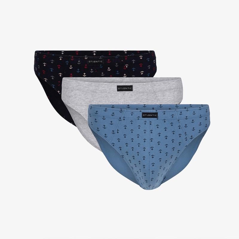 Трусы мужские спорт Atlantic M Gra/Szm/Den (3MP 080)