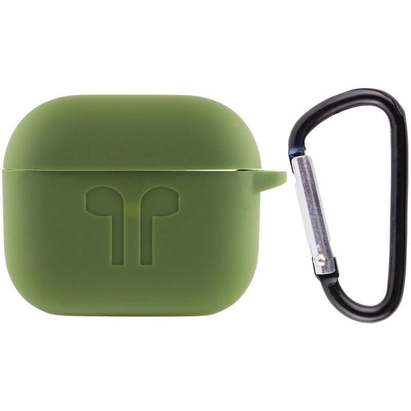 Футляр силіконовий Epik для навушників AirPods 3 Зелений/Dark Olive (00000051911_29)