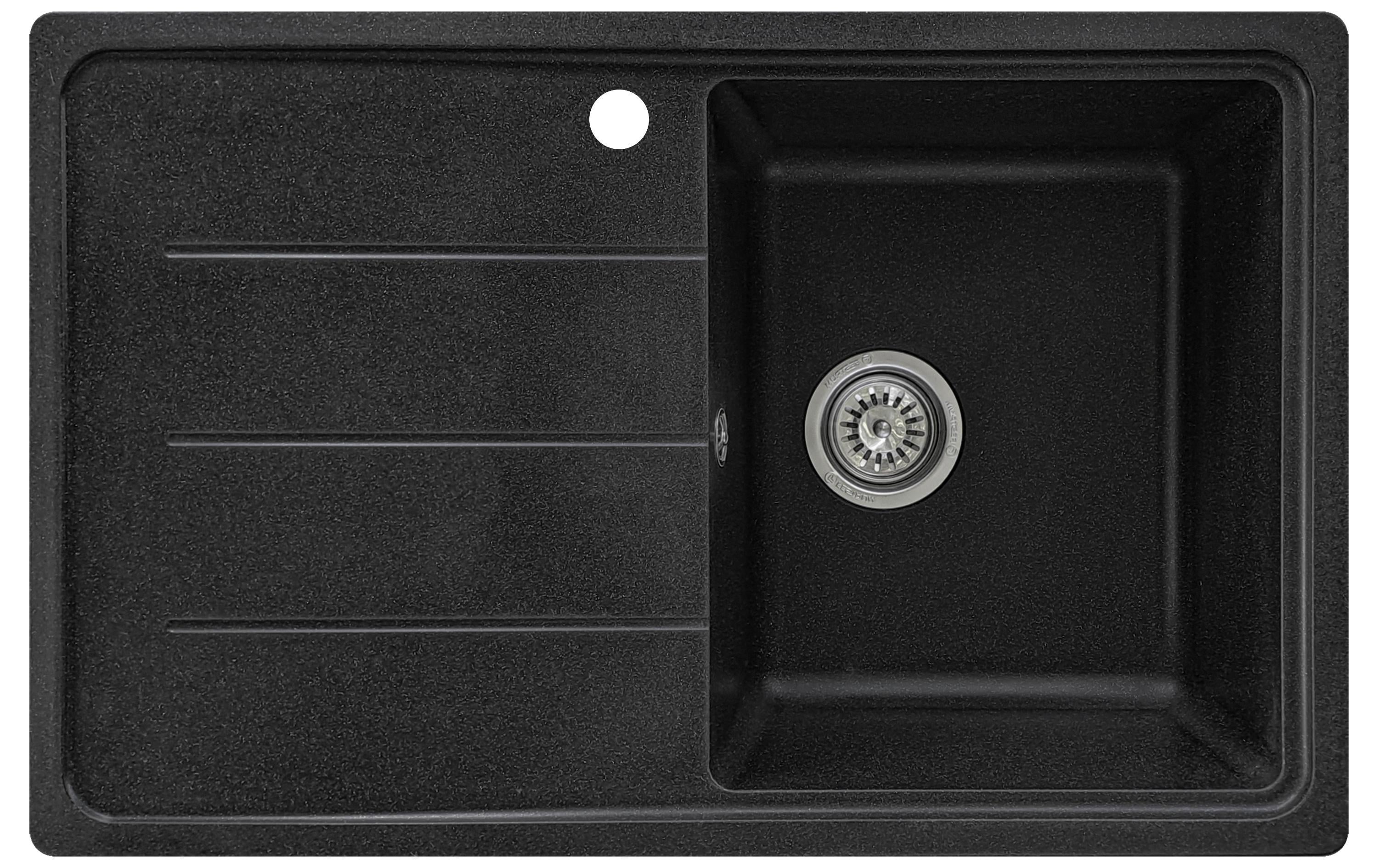 Кухонная мойка Valetti 24L 780x500 мм Черный (Valetti_24L_Anthracite) Кухонная мойка Valetti 24L 780x500 мм Черный (Valetti_24L_Anthracite)