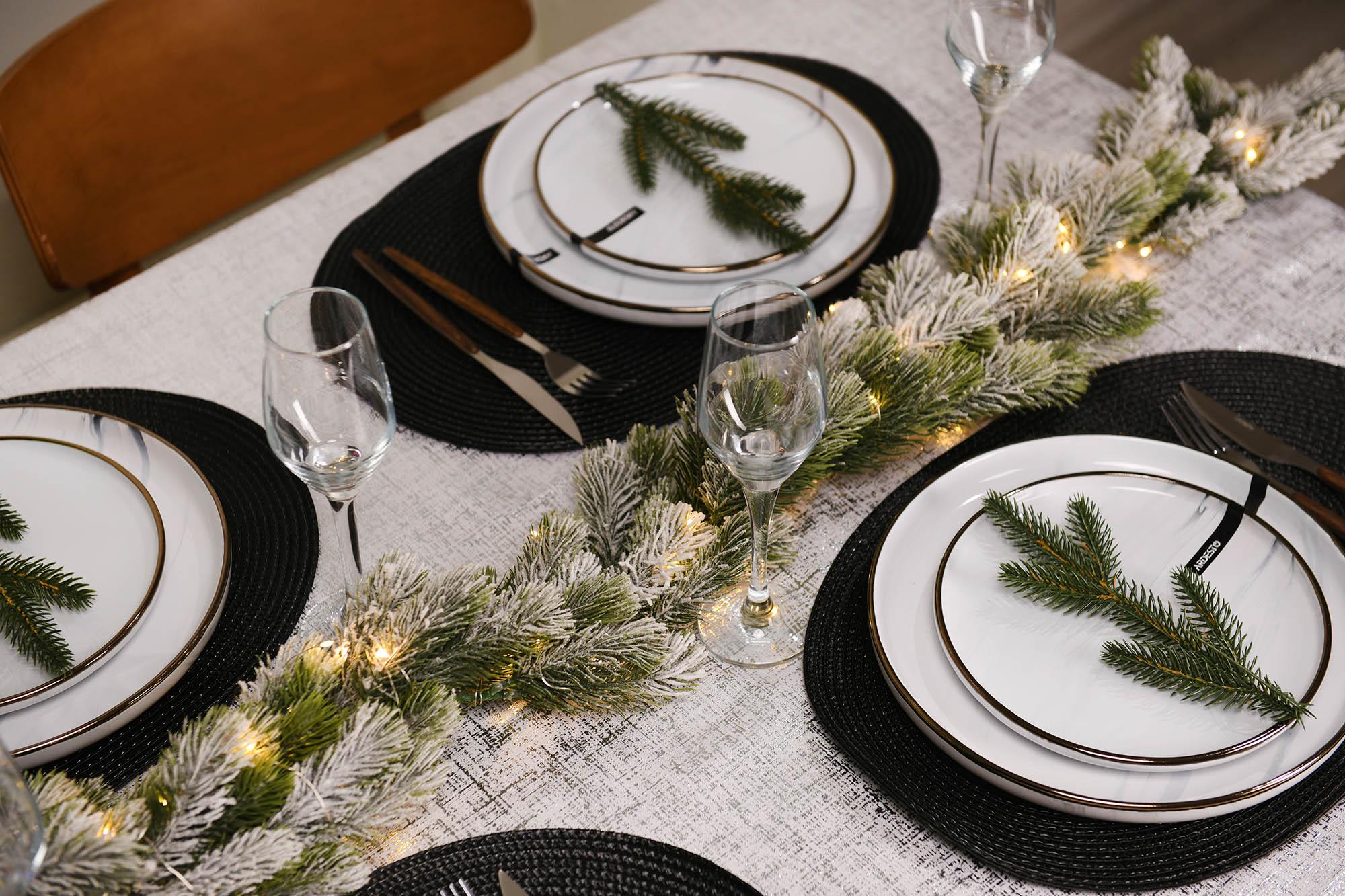 Скатерть Ardesto Shine 140х180 см Серебристый (ART08SS) - фото 4 Скатерть Ardesto Shine 140х180 см Серебристый (ART08SS) - фото 4