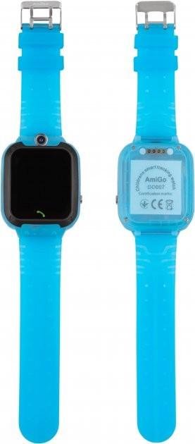 Смарт-часы AmiGo GO007 FLEXI GPS Blue (42206) - фото 4 Смарт-часы AmiGo GO007 FLEXI GPS Blue (42206) - фото 4