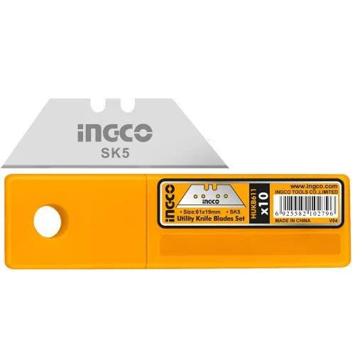 Лезвия для ножей INGCO трапеция 10 шт. (000155236)