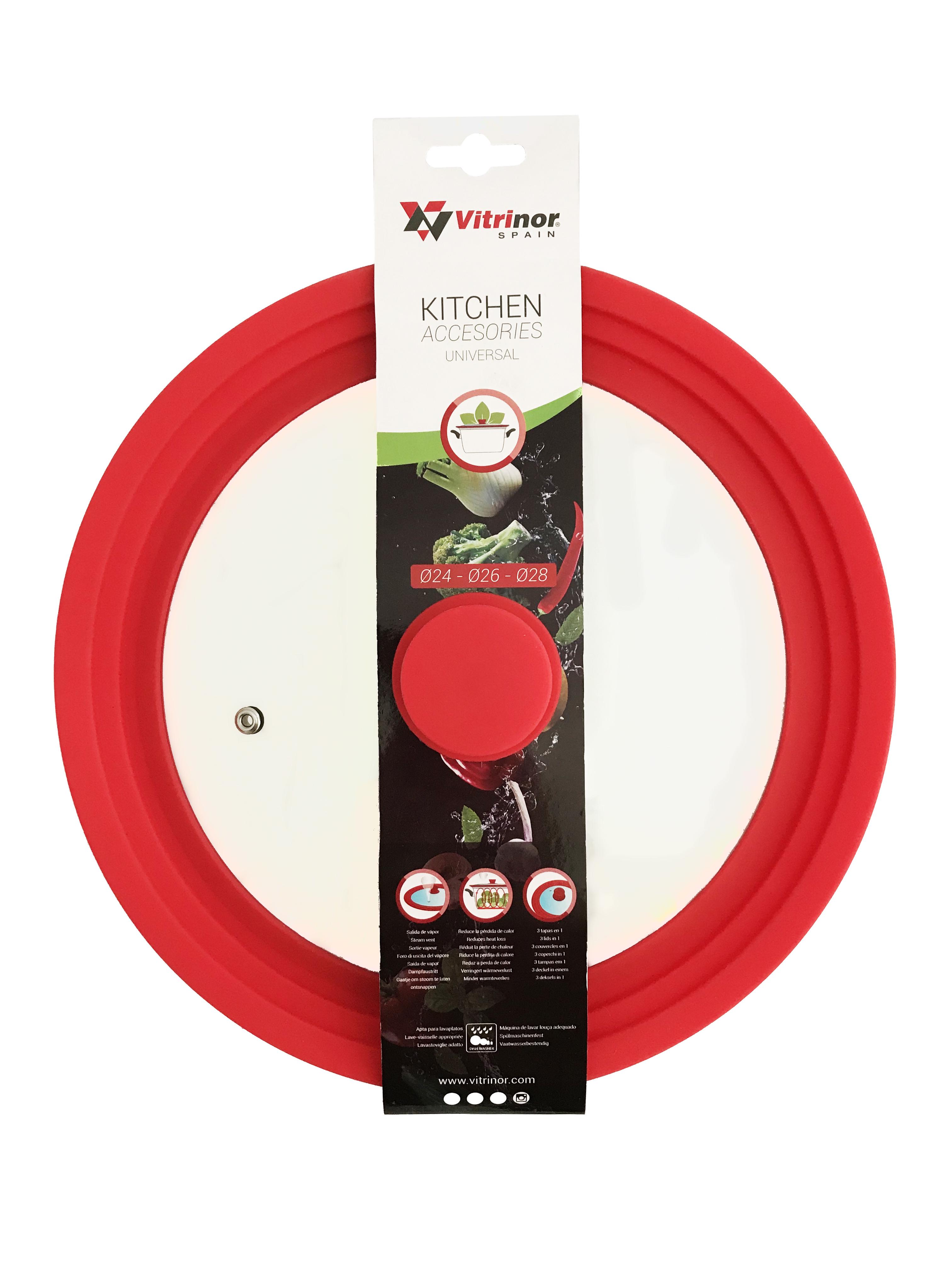 Крышка универсальная Vitrinor 24/26/28 Red (1108669) - фото 2