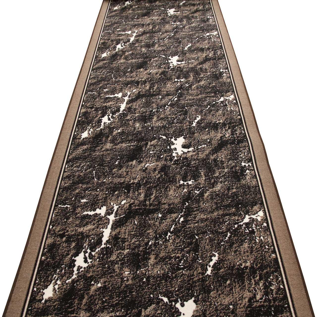 Ковер безворсовый на войлочной основе DAKARIA Print Run Дарк p13 1,2x1,7 м Черный/Коричневый (00-00019108) - фото 4 Ковер безворсовый на войлочной основе DAKARIA Print Run Дарк p13 1,2x1,7 м Черный/Коричневый (00-00019108) - фото 4
