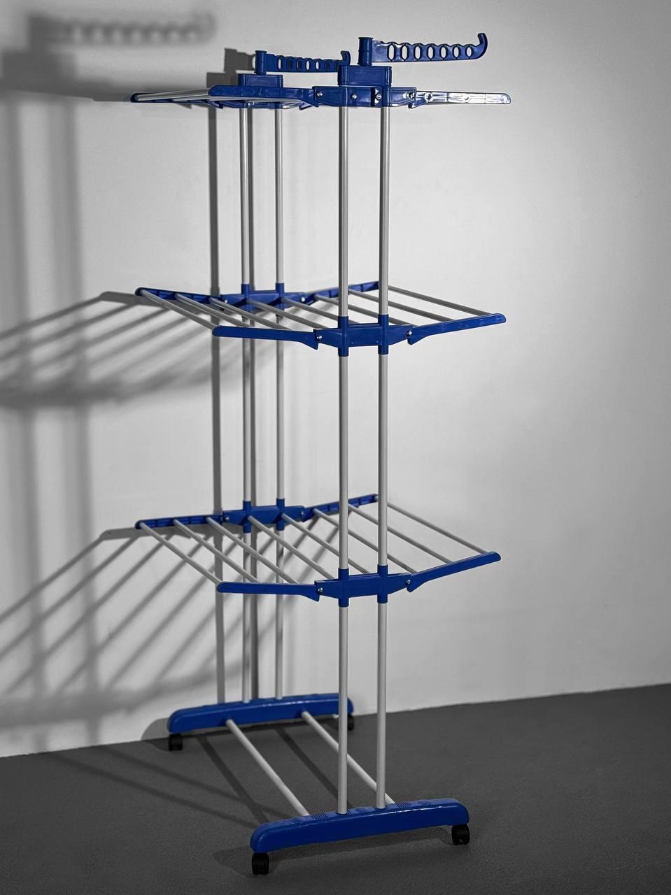 Сушарка для білизни багатоярусна вертикальна на колесах Сушарка для білизни багатоярусна вертикальна на колесах