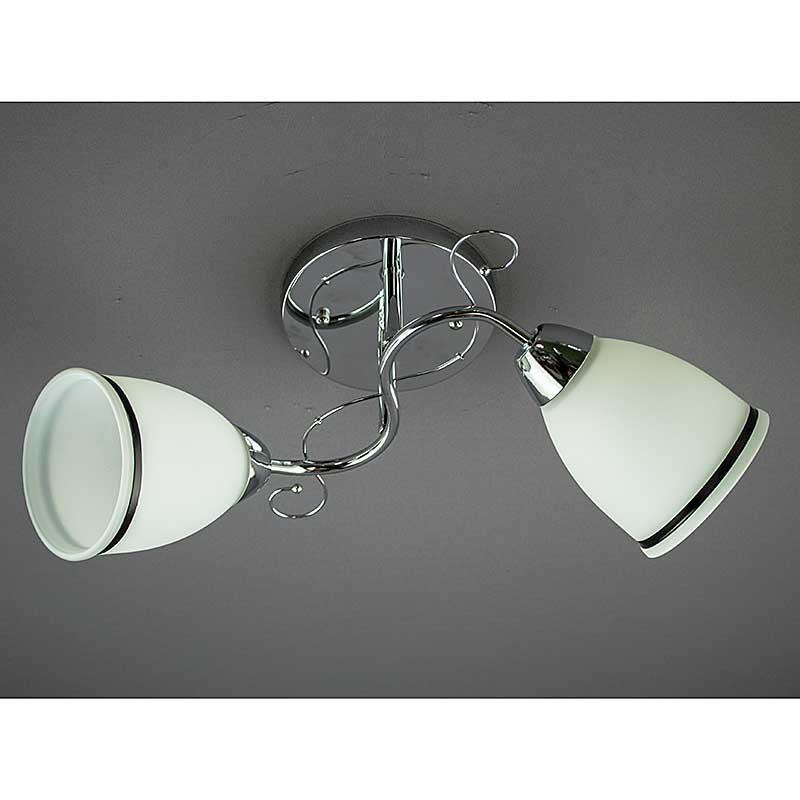 Люстра стельова Light House SH-12612/2 CR на дві лампи Хром / Білий Люстра стельова Light House SH-12612/2 CR на дві лампи Хром / Білий