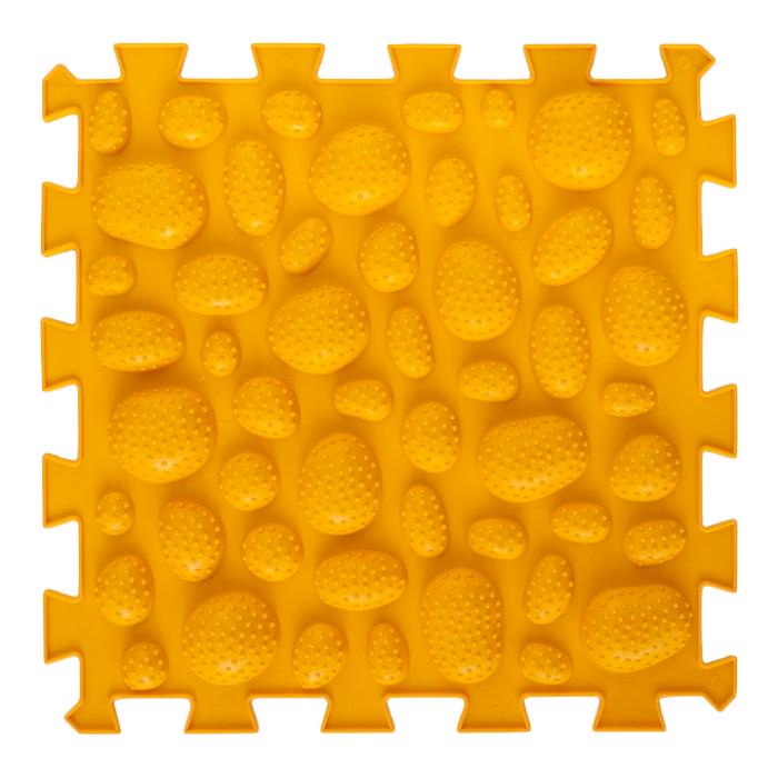 Коврик массажный пазл ежика 1 эл. Желтый