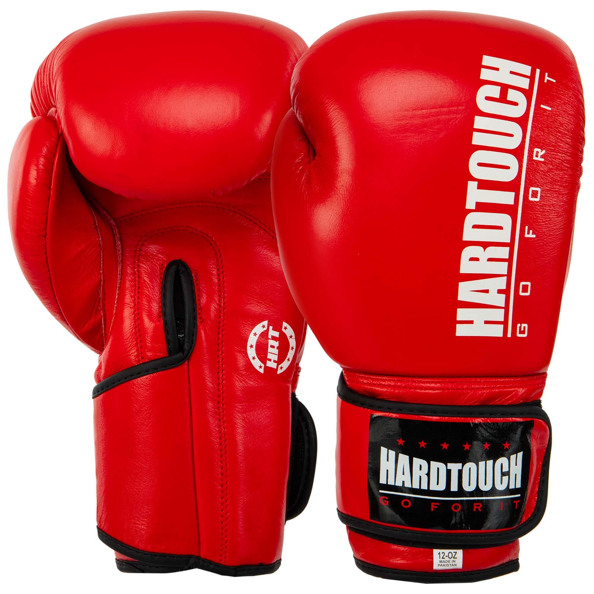Перчатки боксерские Hard Touch BO-7714 14oz Красный (BO-7714_Красный_14_унции)