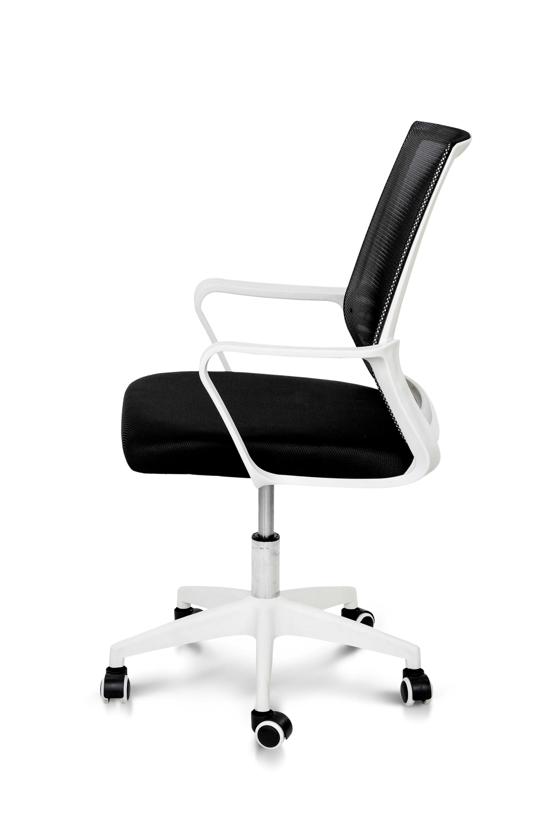 Офисное кресло Мікс Меблі Веб 480x880x480 мм Черный/Белый (GAА0055662) - фото 3 Офисное кресло Мікс Меблі Веб 480x880x480 мм Черный/Белый (GAА0055662) - фото 3