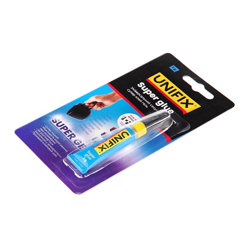 Супер клей Unifix гель 3 г (940004) - фото 2 Супер клей Unifix гель 3 г (940004) - фото 2