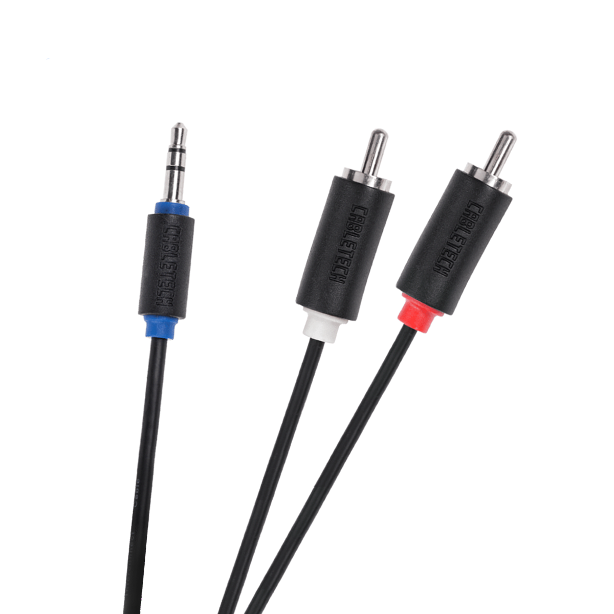 Кабель Cabletech Standart Audio jack 3.5 2RCA 1,8 м Black (KPO3952-1.8)