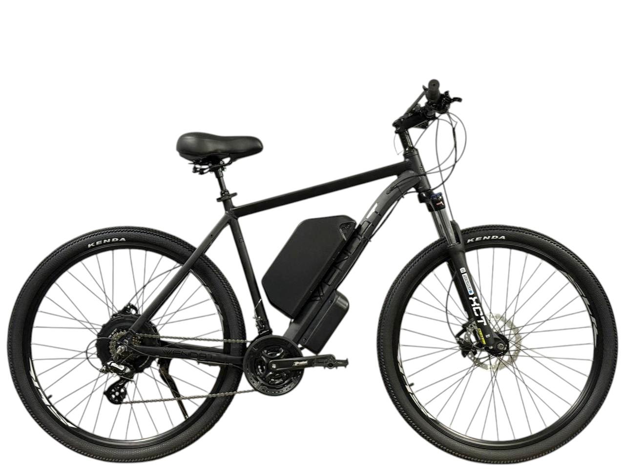Электровелосипед Wendat MTB 29 GT рама 21 48V 24Ah 750W гидравлические тормоза Черный матовый (MTB-29-21-48-24-750-black)