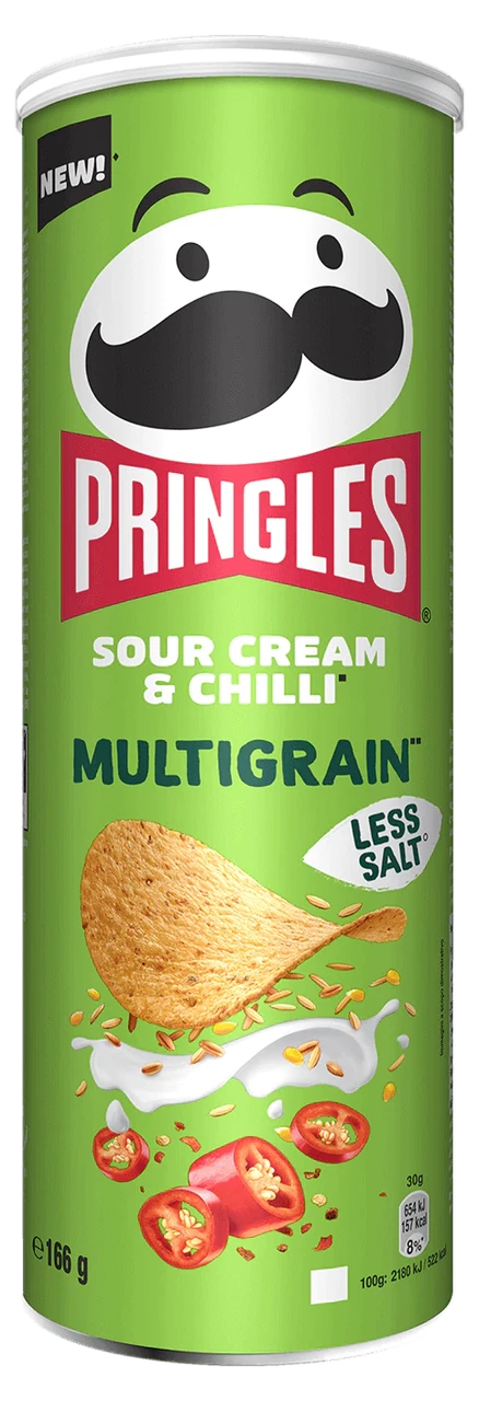 Чипсы Pringles Multigrain Sour Cream & Chilli Flavour 166 г (1757191389)