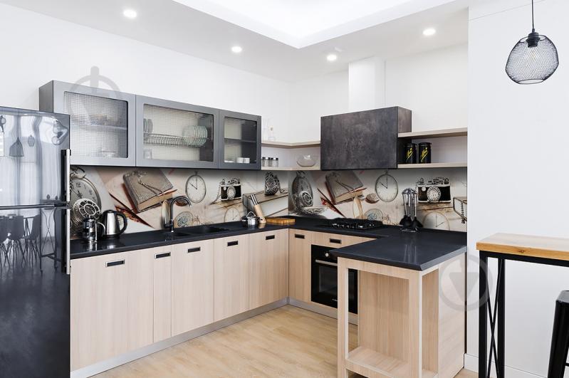 Скинали на кухню Zatarga «Ретро Стиль» 650х2500 мм виниловая 3Д наклейка кухонный фартук самоклеящаяся Z180451/1 Скинали на кухню Zatarga «Ретро Стиль» 650х2500 мм виниловая 3Д наклейка кухонный фартук самоклеящаяся Z180451/1