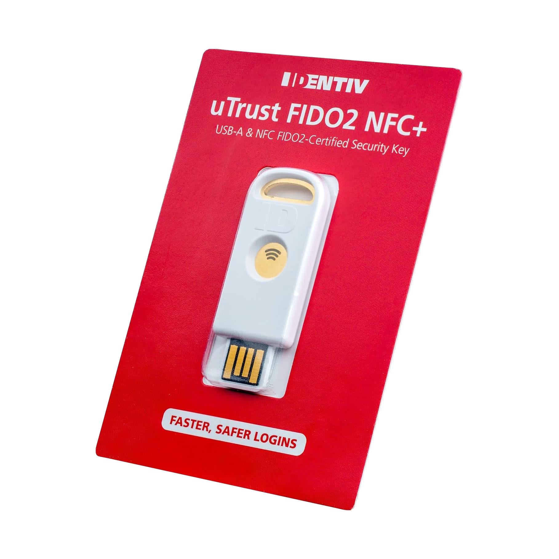 Аппаратный ключ безопасности Identiv uTrust FIDO2 NFC Security Key USB-A (B08BVYJ67J)