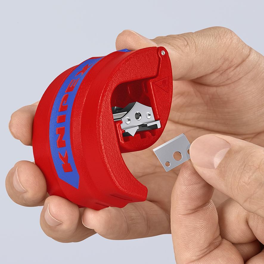 Труборез для пластиковых труб KNIPEX BiX (90 22 10 BK) - фото 6 Труборез для пластиковых труб KNIPEX BiX (90 22 10 BK) - фото 6