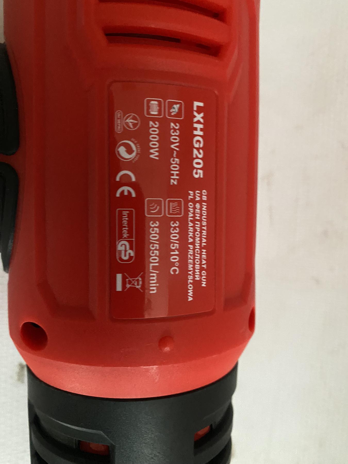 Фен будівельний LEX LXHG205 2000W (10808) - фото 5