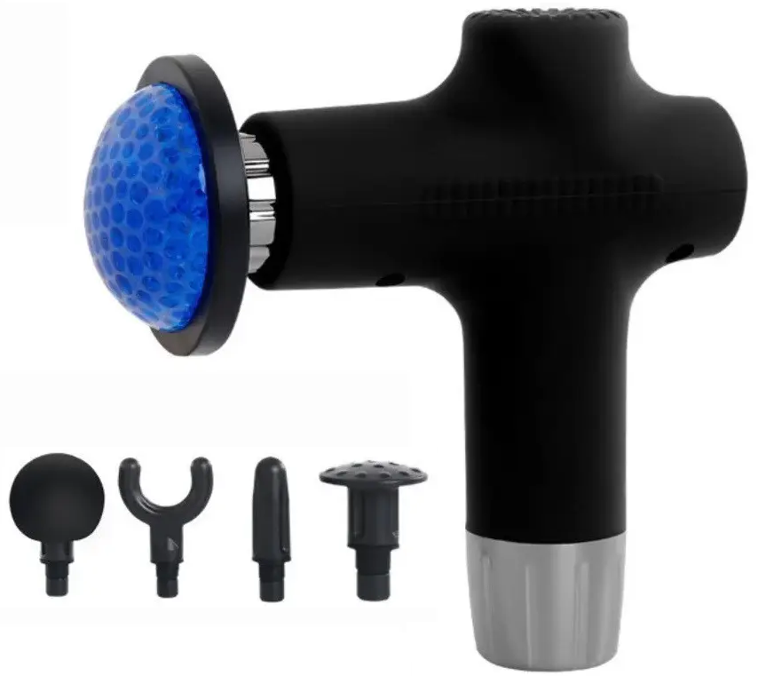 Вибромассажер Fascial Gun JY-711 Plus с подогревом для мышц (27830871)