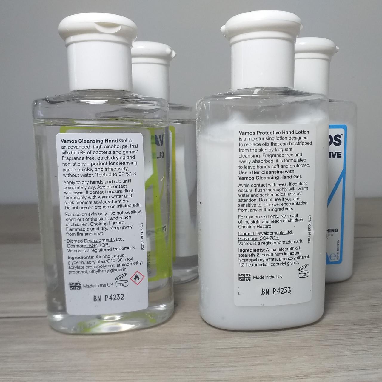 Антисептик и защитный лосьон для рук Vamos мультипак 4 шт. (X-439) - фото 4 Антисептик и защитный лосьон для рук Vamos мультипак 4 шт. (X-439) - фото 4