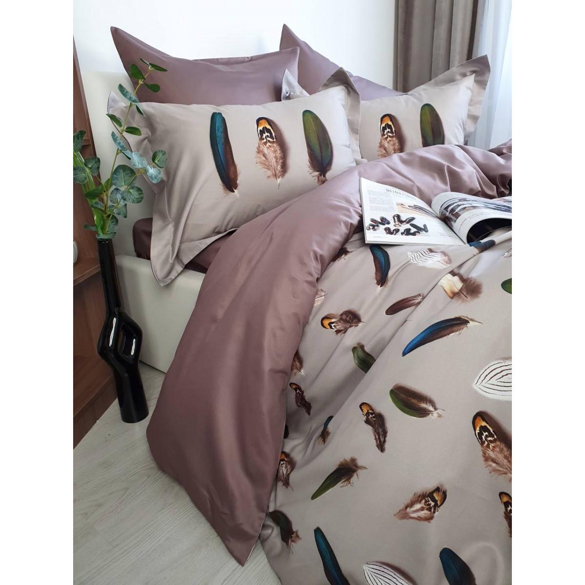 ᐉ Постельное белье Tivolyo Home Gala bej делюкс сатин евро • Купить в ...