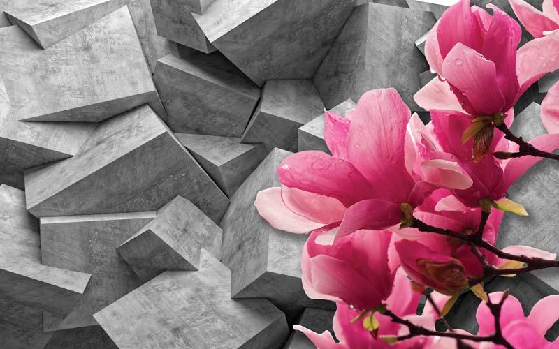 Фотообои Artside Магнолии на камнях 35082 Фотообои Artside Магнолии на камнях 35082