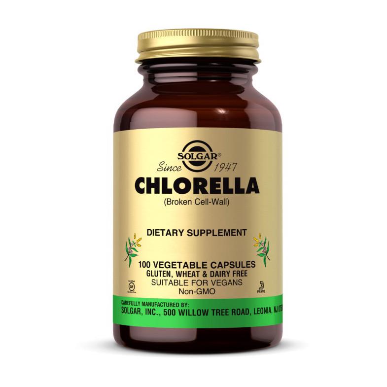 Порошок хлорели Solgar Chlorella 100 капс. (18863-01)