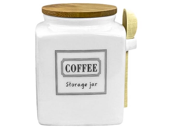 Банка для кофе Storage jar с ложкой 800 мл 10x10x13 см (MMS-MC4550-C)