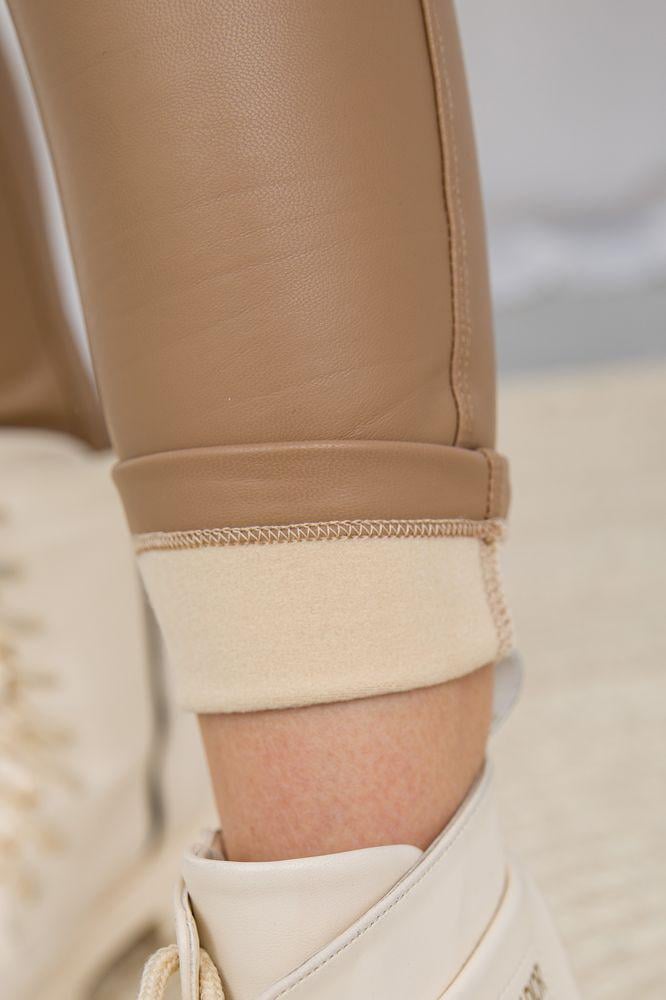 Лосины женские на флисе Ager 102R271 M Темно-бежевый - фото 7