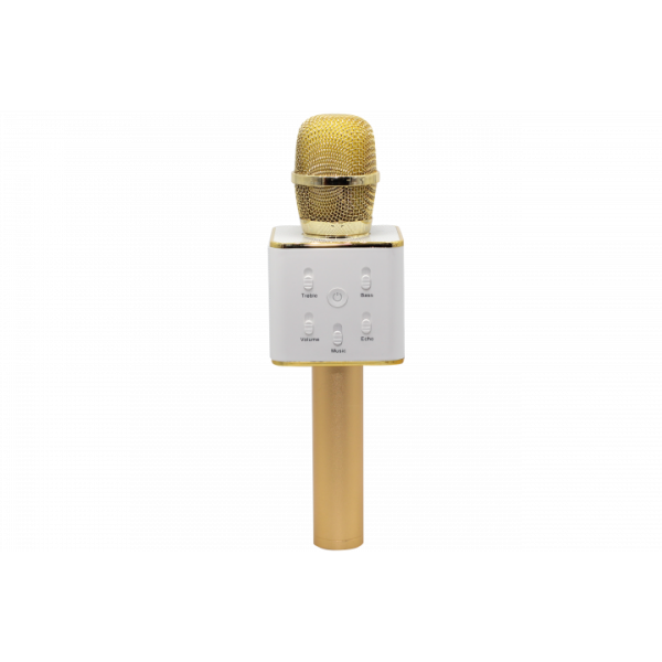 Бездротовий мікрофон UTM з динаміками у чохлі Bluetooth USB Q7 Gold